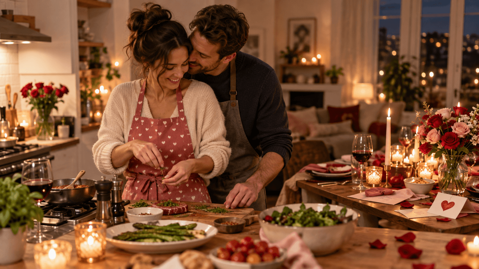A couple enjoying a moment inspired by valentine's day date ideas that don't feel recycled